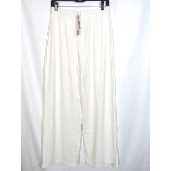 OGL Bamboo Blend Ponte De Roma Wide Leg Drapey Pull On Pants Size Small - Picture 6 of 8
